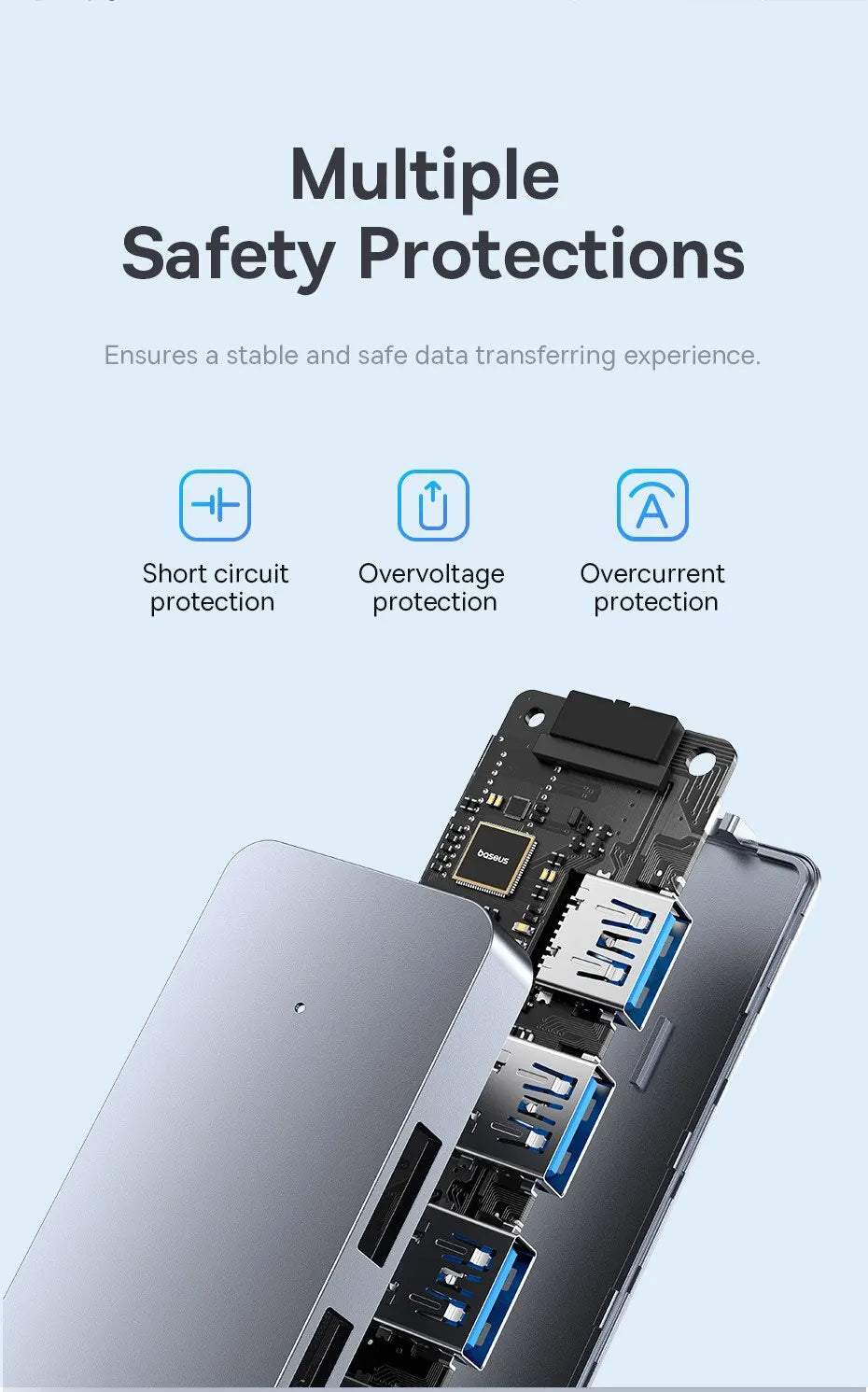 Baseus 4-Port USB 3.0 Hub