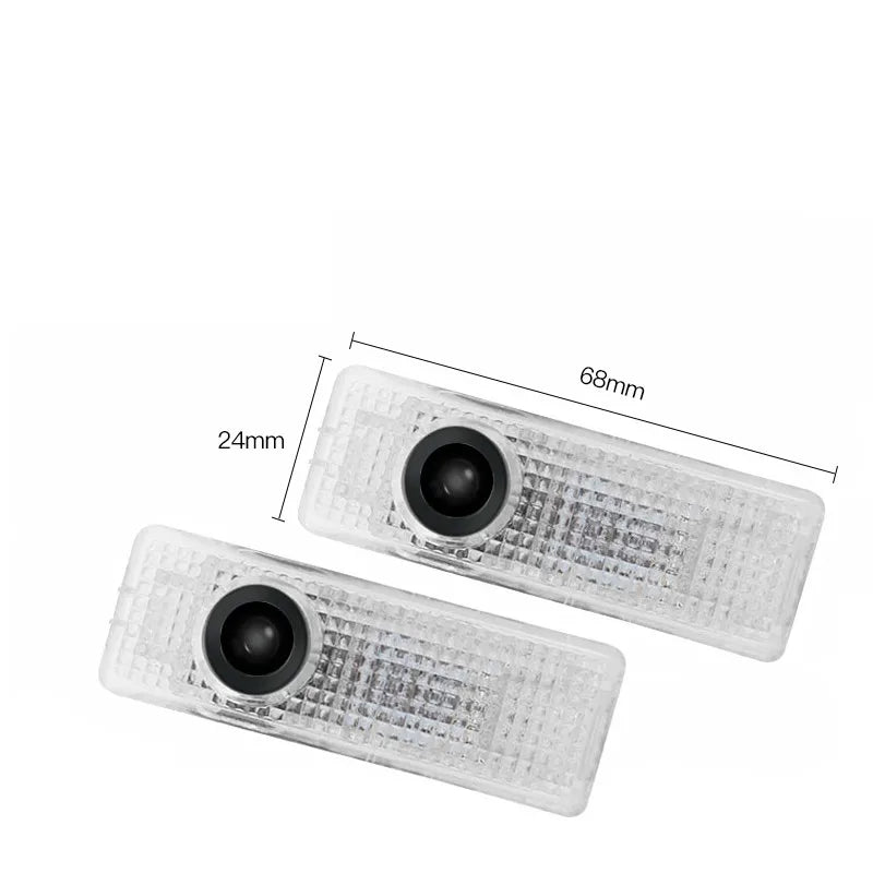 2Pcs Car Emblem Welcome Lights Auto Door Projector Lamps Accessories Ornaments For BMW M M3 M4 M5 G42 G30 G20 E39 E36 E87 E53