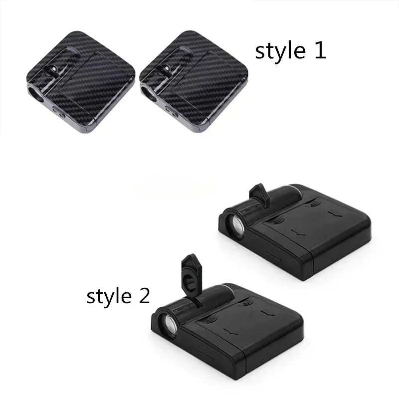 2PCS car door LED welcome light is suitable for BMW M1X1 X2 X3 X4 X5 X6 X7 car lamp wireless light induction lamp accessories.