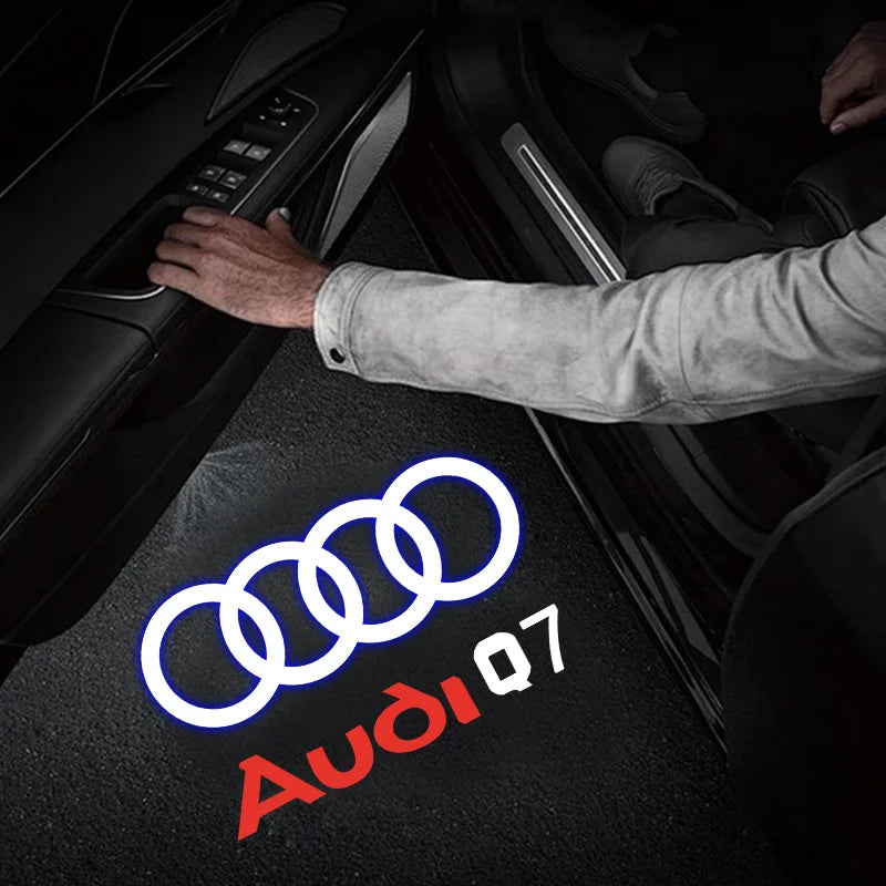 Audi LED Emblem Door Welcome Light – Quattro A3-A8 Q3-Q7