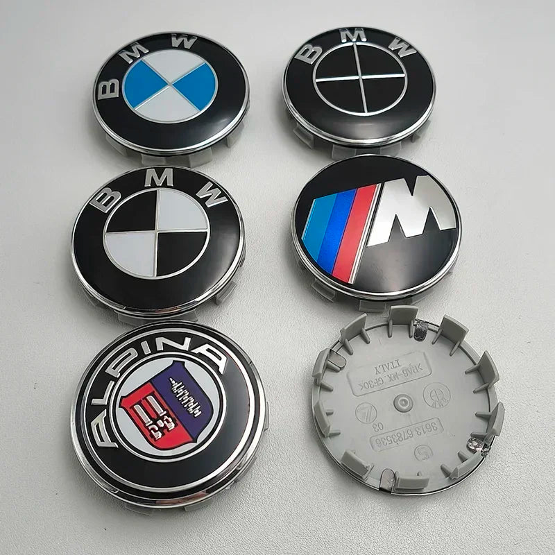 4Pcs 68mm Automobile hub center cover  for BMW E46 E39 E60 E90 E53 E36 E30 E87 F10 F30 X1 X3 x5 X6 x7 decoration accessories