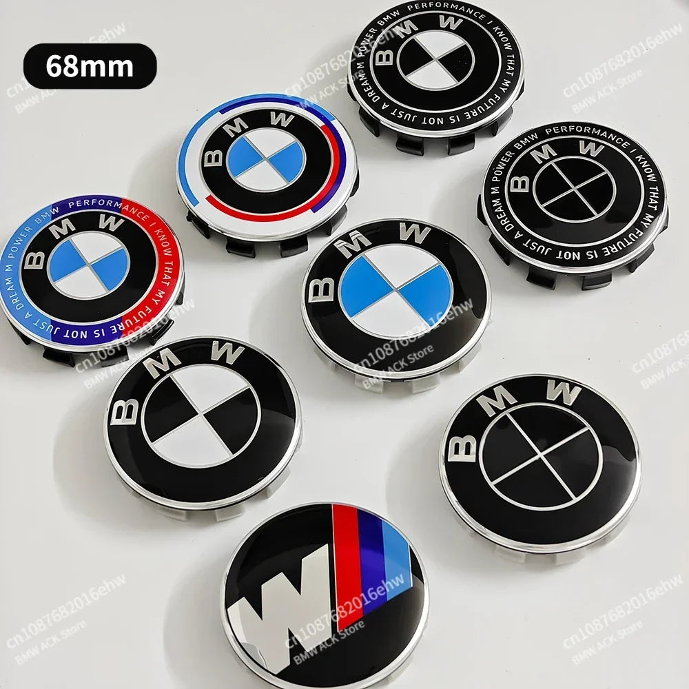 4pcs Car Wheel Center Caps 56mm/68mm Diameter for BMW