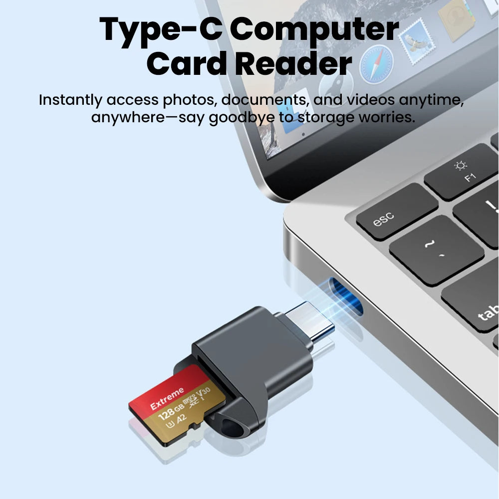 USB-C Mini SD Card Reader