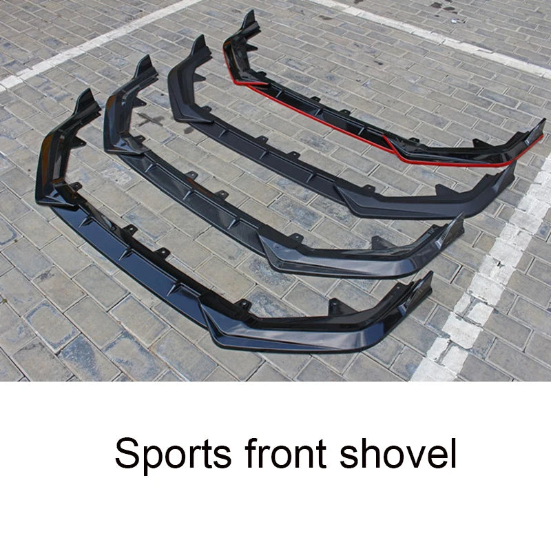 Car Modification Accessories 3pcs Front Shovel Diffuser Splitter Body Kit Spoiler Fit For 22 11th Generation Civic