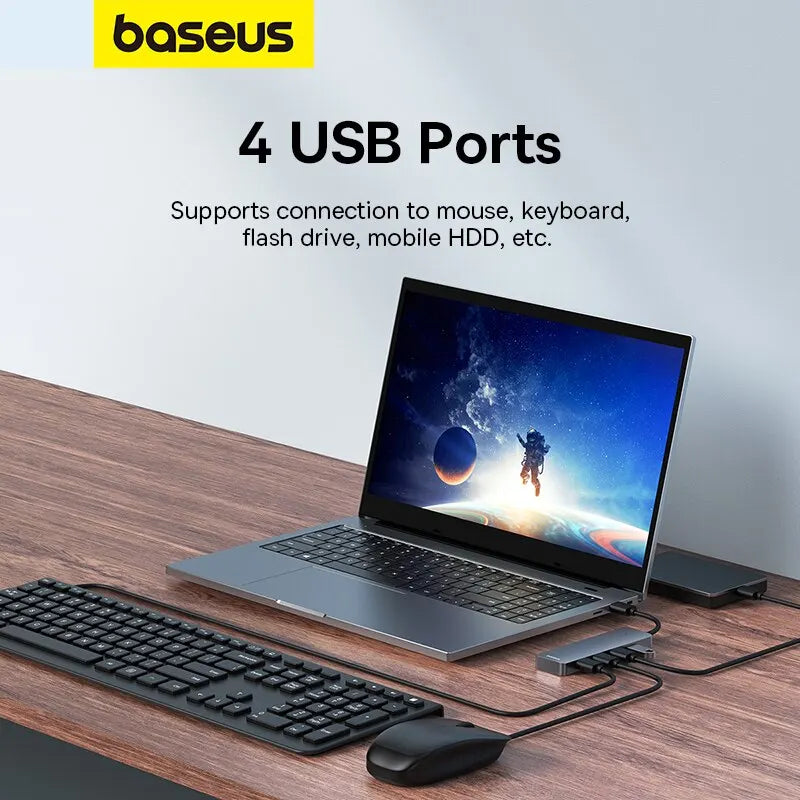Baseus 4-Port USB 3.0 Hub