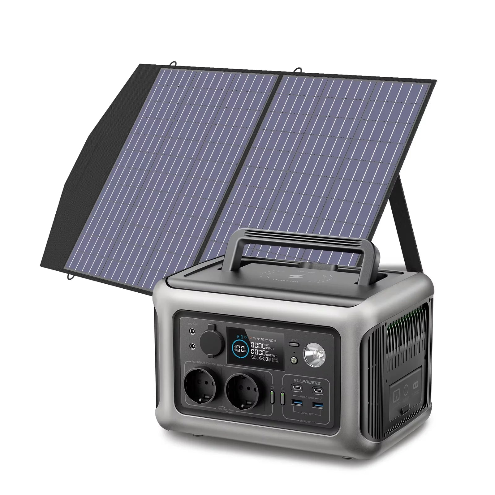 ALLPOWERS R600 600W Solar Generator – 299Wh LiFePO4