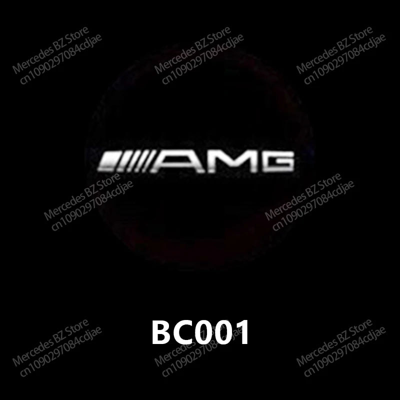 2PCS HD Car Door Welcome Lights Projector Lamps For Mercedes Benz W176 W177 W246 W205 W212 W213 W166 W167 X166 H247 X156 X253