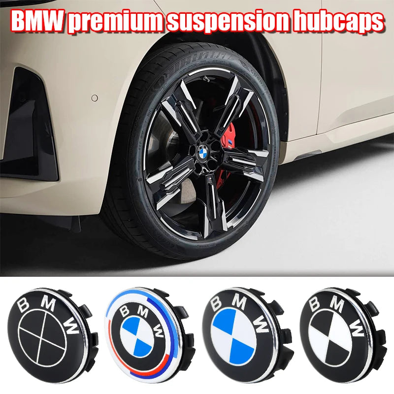 4Pcs 68mm 56mm Floating Wheel Center Cap For BMW E39 E46 E60 Replacement Hubcaps F45 F46 F48 F49 F39 F90 Auto Tuning Accessories