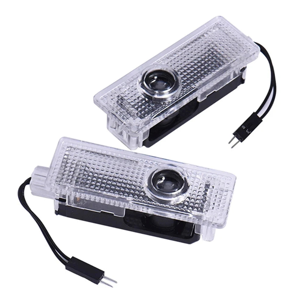 Car LED welcome light is suitable Accessory 2Pcs for BMW X1-X6 series E81 E82 E87 E88 F20 F21 20-18 projector G11 G12 G30 G31