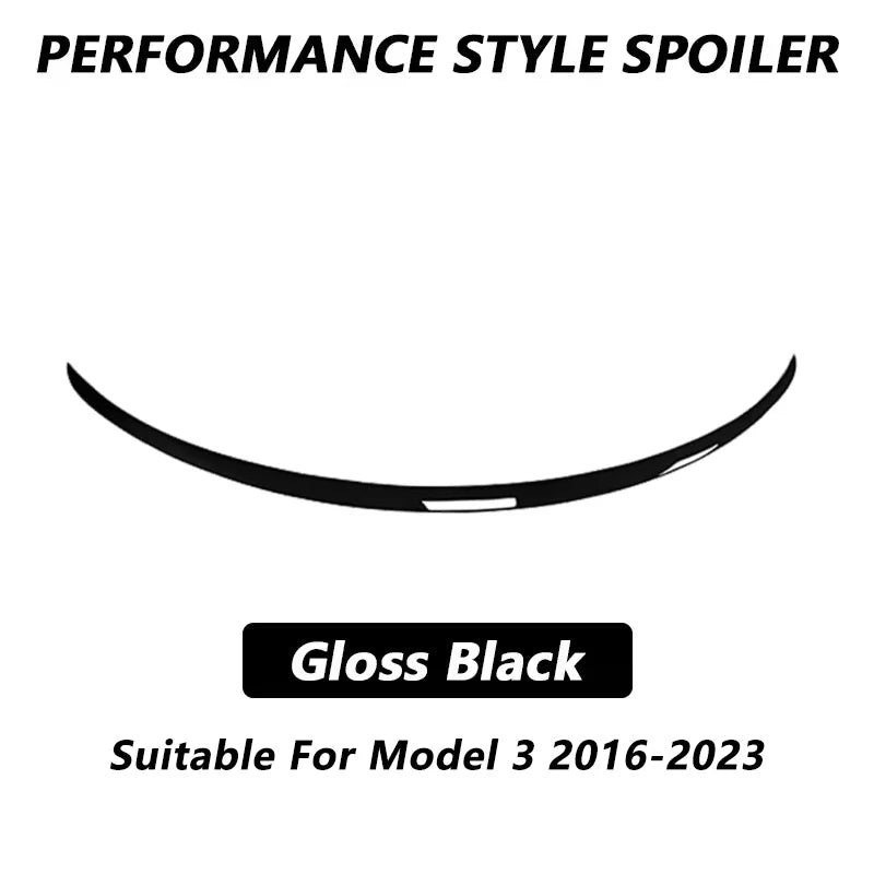 For Tesla Model 3 / Model 3 Highland / Model Y 2018-2026 Performance Style Spoiler ABS Rear Wing Trunk Wings Tesla Accessories