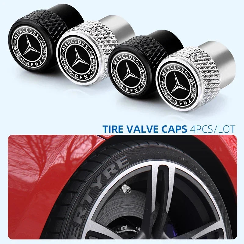For W206 Class C200L CLA GLA Mercedes Benz W203 W220 W213 W211 W212 W201 Car Wheel Tire Valve car accessories