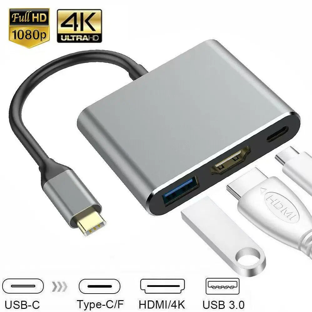 3-in-1 USB-C Hub