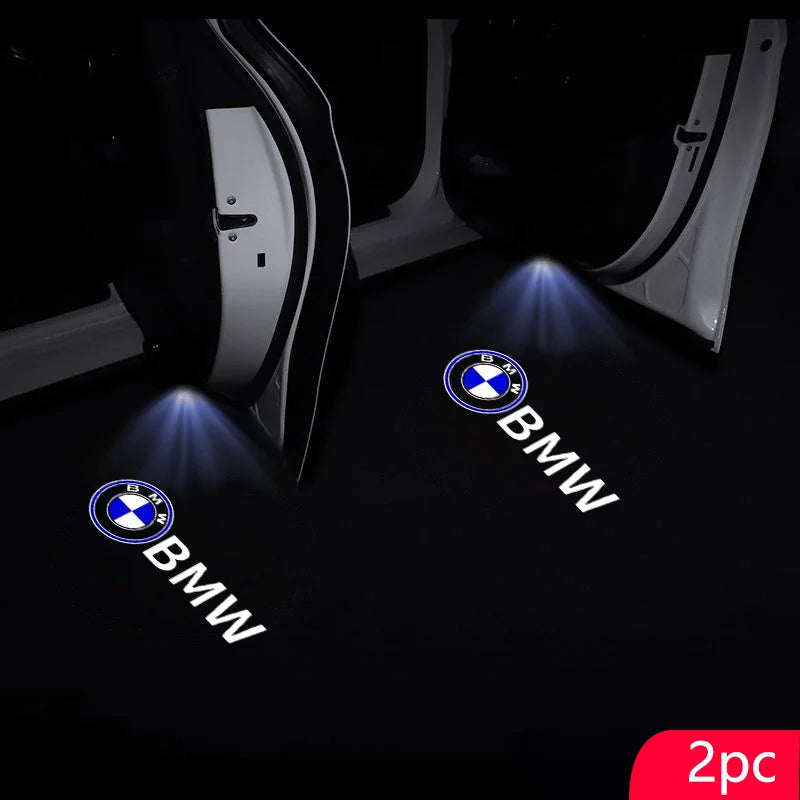 2Pcs Led HD Car Door Welcome Light Projector Lamps For BMW E30 E36 E39 E46 E60 E87 E90 X1 X2 X3 X4 X5 X6 X7 Styling Accessories