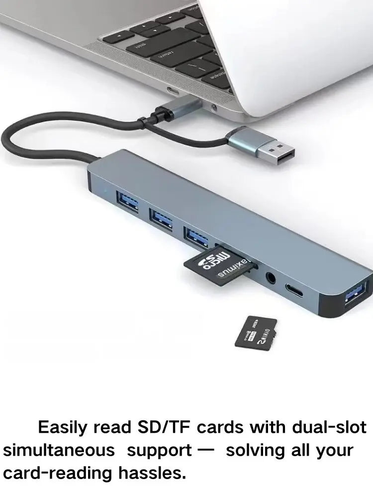 3-in-1 USB-C Hub
