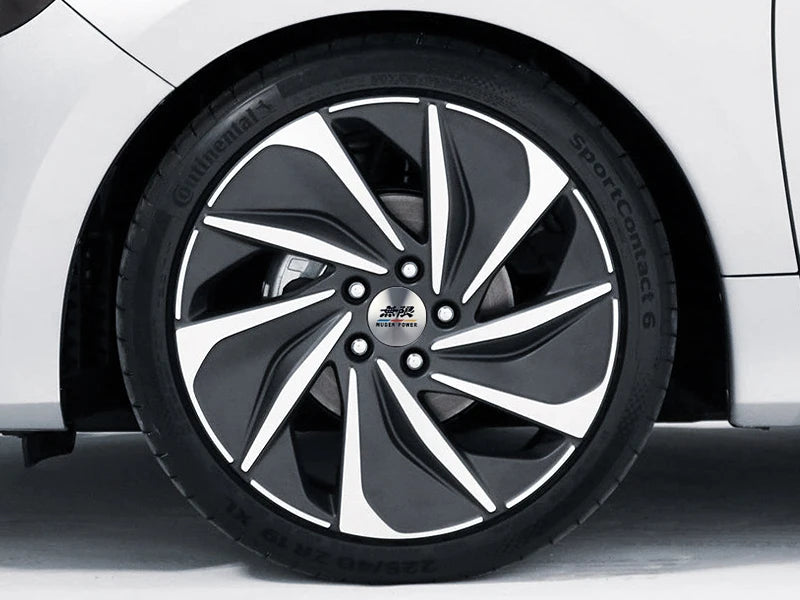 4pcs Car Wheel Center Hub Cap Stickers Badge Decal Accessories For Honda Mugen Insight CR-V Fit City HR-V Jazz Accord 8th Civic