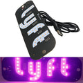 1Set LED Signal Light Taxi Signal Lamp For Lyft Logo Light USB LED Cab Panel Indicator Lights Signal Lamp Auto Decoration Lamp