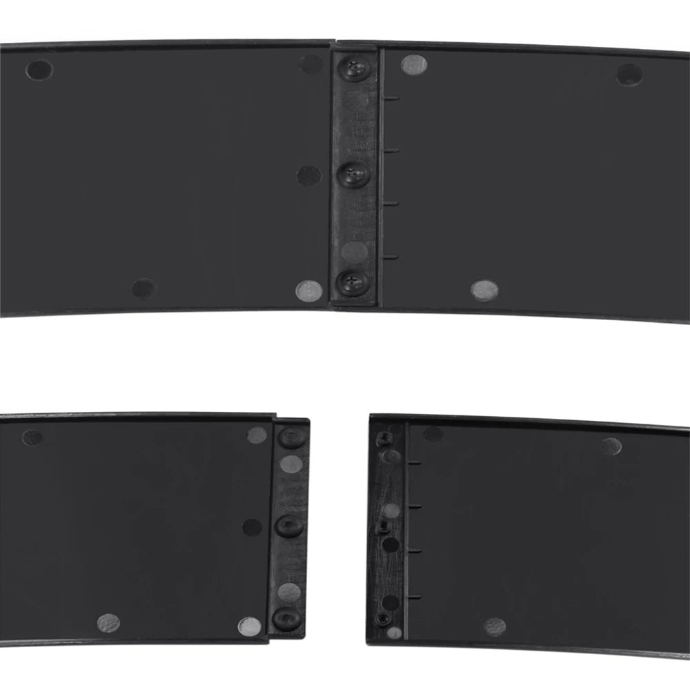 Universal Front Bumper Lip Chin Diffuser Splitter Separator Bumper Lip Winglets Side Skirt Extension Protector Cars Accessories