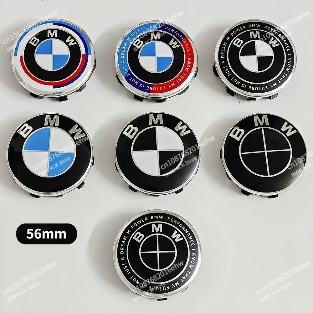 4pcs Car Wheel Center Caps 56mm/68mm Diameter for BMW