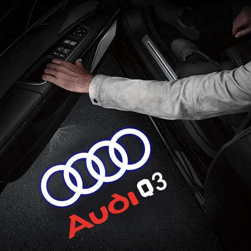 Audi LED Emblem Door Welcome Light – Quattro A3-A8 Q3-Q7