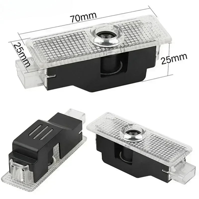 2/4Pcs Car Door Welcome LED Projector Laser Logo Door Light For BMW M Emblem E46 E36 E34 F10 E90 F30 E60 F30 E53 E30 E92 E87