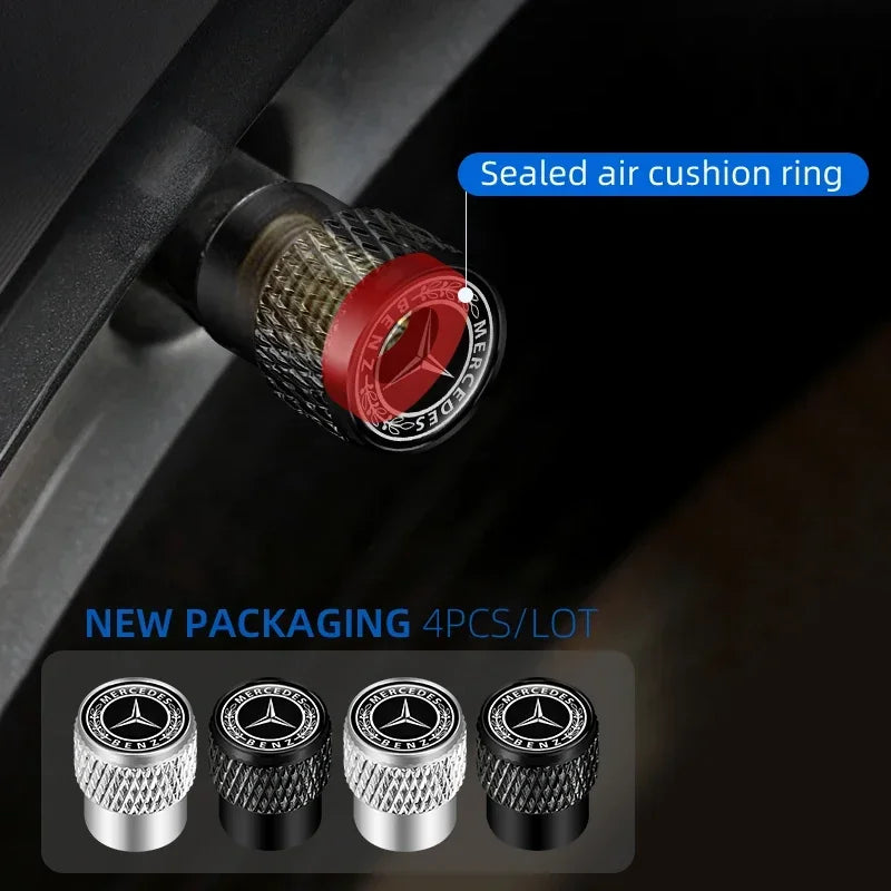 For W206 Class C200L CLA GLA Mercedes Benz W203 W220 W213 W211 W212 W201 Car Wheel Tire Valve car accessories