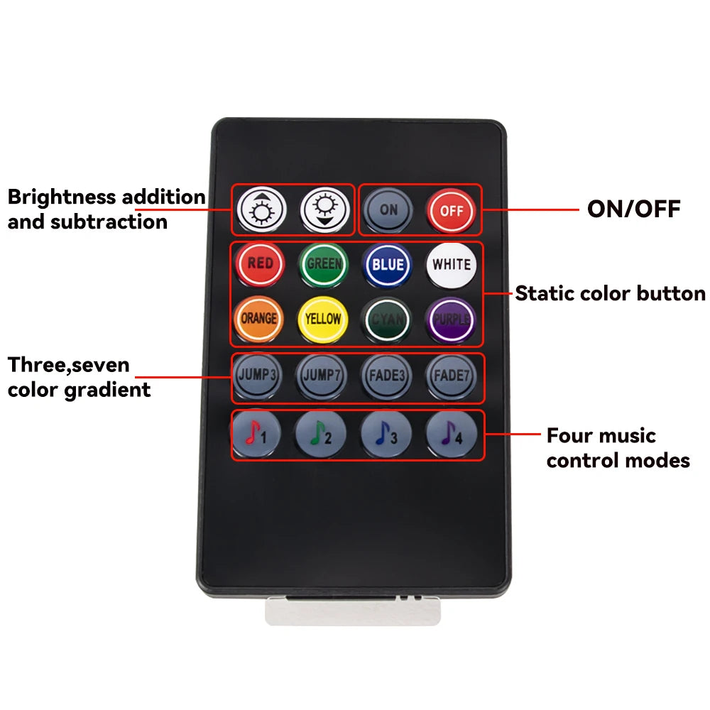 Car LED Underbody RGB Strip Light – App Control