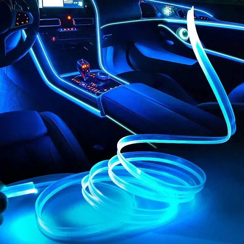 Car Interior EL Neon Wire Strip Light – 3M DIY Ambient