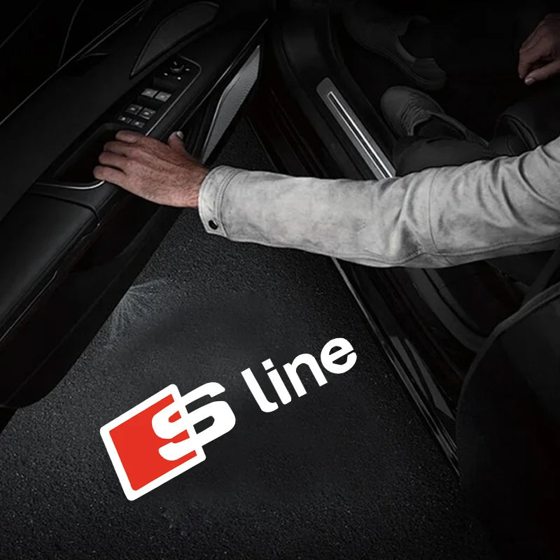Audi LED Emblem Door Welcome Light – S Line A3-Q7
