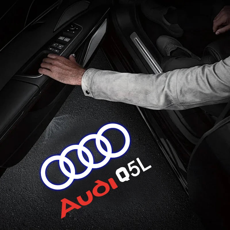 Audi LED Emblem Door Welcome Light – Quattro A3-A8 Q3-Q7