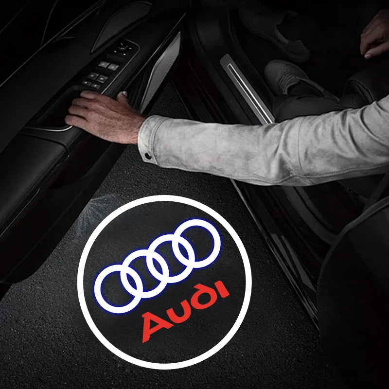 Audi LED Logo Laser Door Light – Quattro S Line