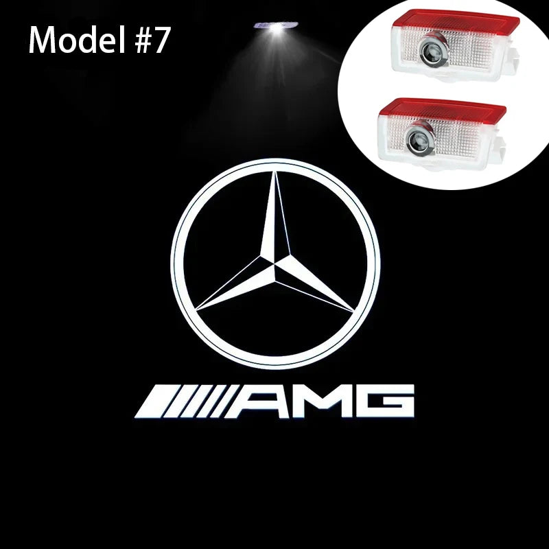 For Mercedes Benz X166 H247 X156 X253 C253 X167 W464 W176 W177 W246 W205 W212 W213 W167 W166 LED Car Door Welcome Warning Light