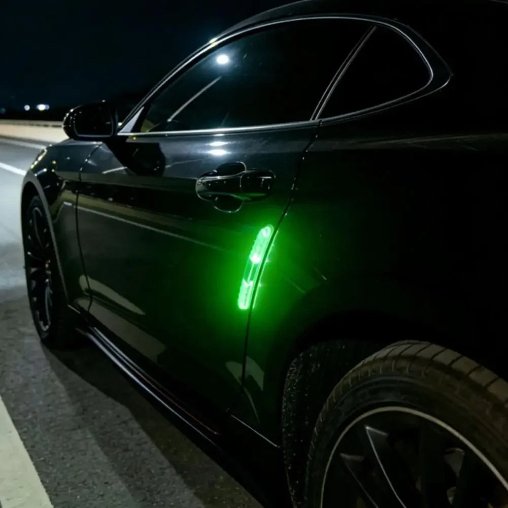 Car Door LED Anti-Collision Light, Solar Powered, Colorful Flash, Protect Your Car & Improve Night Visibility
