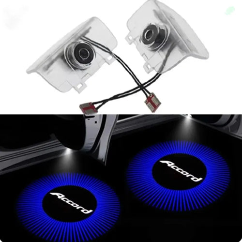 2PCS LED Car Interior Door Logo Projector Welcome Ghost Shadow Light Accessories For Honda New Accord 2014 2015 2016-2024