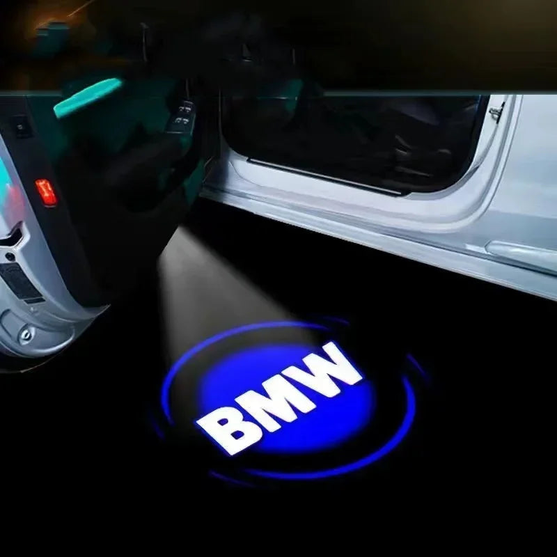 2/4pcs Car LED welcome lamp is suitable for BMW 1 series E81 E82 E87 E88 F20 F21 04-18 /2 4 5 6 7 series decorative lighting.