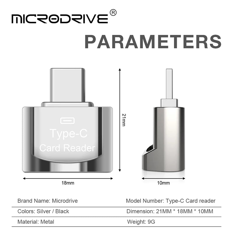 USB-C SD Card Reader Adapter