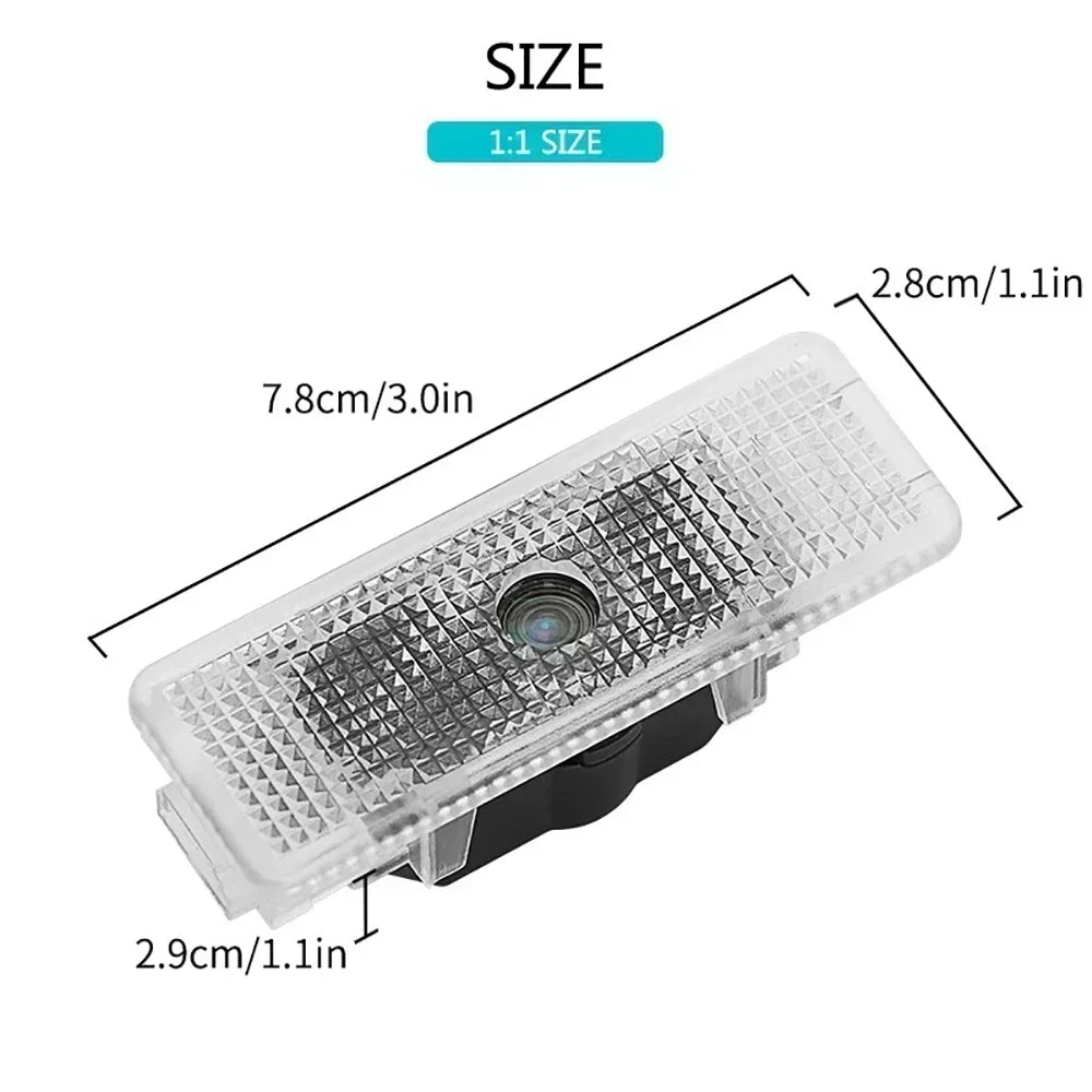 2/4p Applicable to the door LED welcome light E39 of BMW Group 1999-2006 x5 x52 e53 1995-2002 528i 1998 z8.Quick delivery