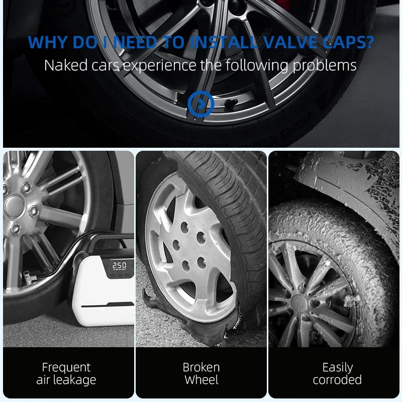 For W206 Class C200L CLA GLA Mercedes Benz W203 W220 W213 W211 W212 W201 Car Wheel Tire Valve car accessories