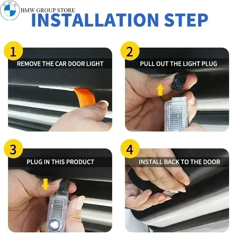 FOR BMW Group LED welcome light (2006-2012) 3 Series E90 325i, 325xi, 328i, 328xi, 330i, 330xi, 335d, 335i, 335i xDrive, 335xi.