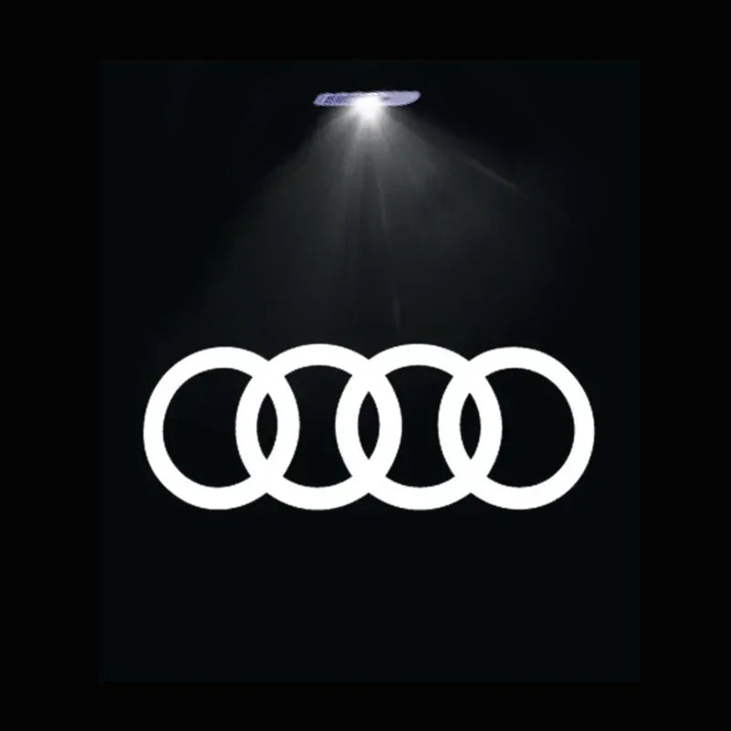Led Car Door logo Welcome Light For Audi A4 B5 B6 B7 B8 B9 A1 A3 8V 8P 8L A6 C5 C6 C7 A5 A7 A8 Q3 Q5 Q7 TT S3 S6 Sline Quattro