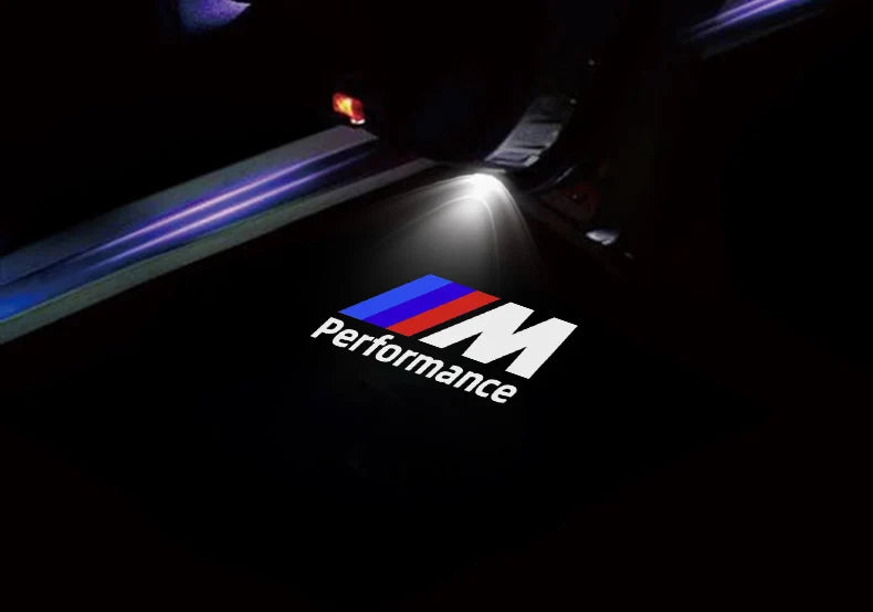 2Pcs Car Emblem Welcome Lights Auto Door Projector Lamps Accessories Ornaments For BMW M M3 M4 M5 G42 G30 G20 E39 E36 E87 E53
