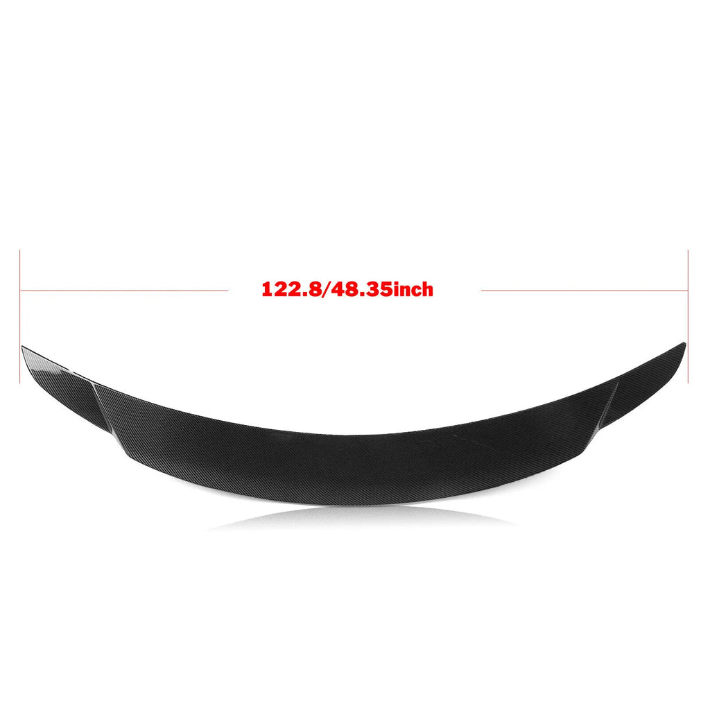 Car Rear Duckbill Trunk Spoiler For Infiniti G37 Q60 Coupe 2008-2013 Carbon Fiber