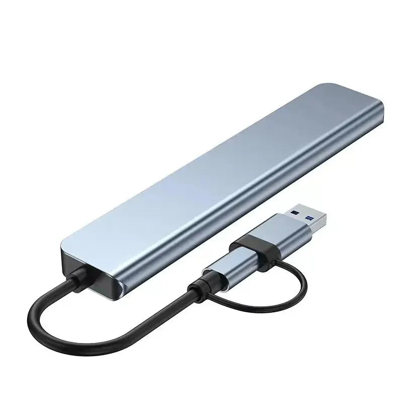 8-in-2 USB Hub with Card Reader