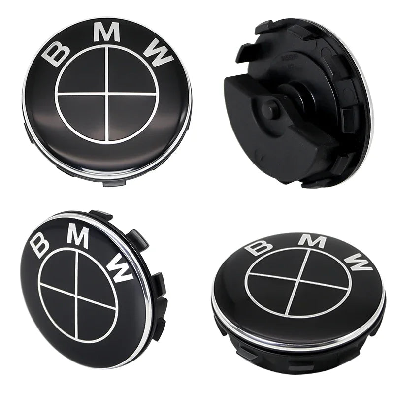 4Pcs 68mm 56mm Floating Wheel Center Cap For BMW E39 E46 E60 Replacement Hubcaps F45 F46 F48 F49 F39 F90 Auto Tuning Accessories