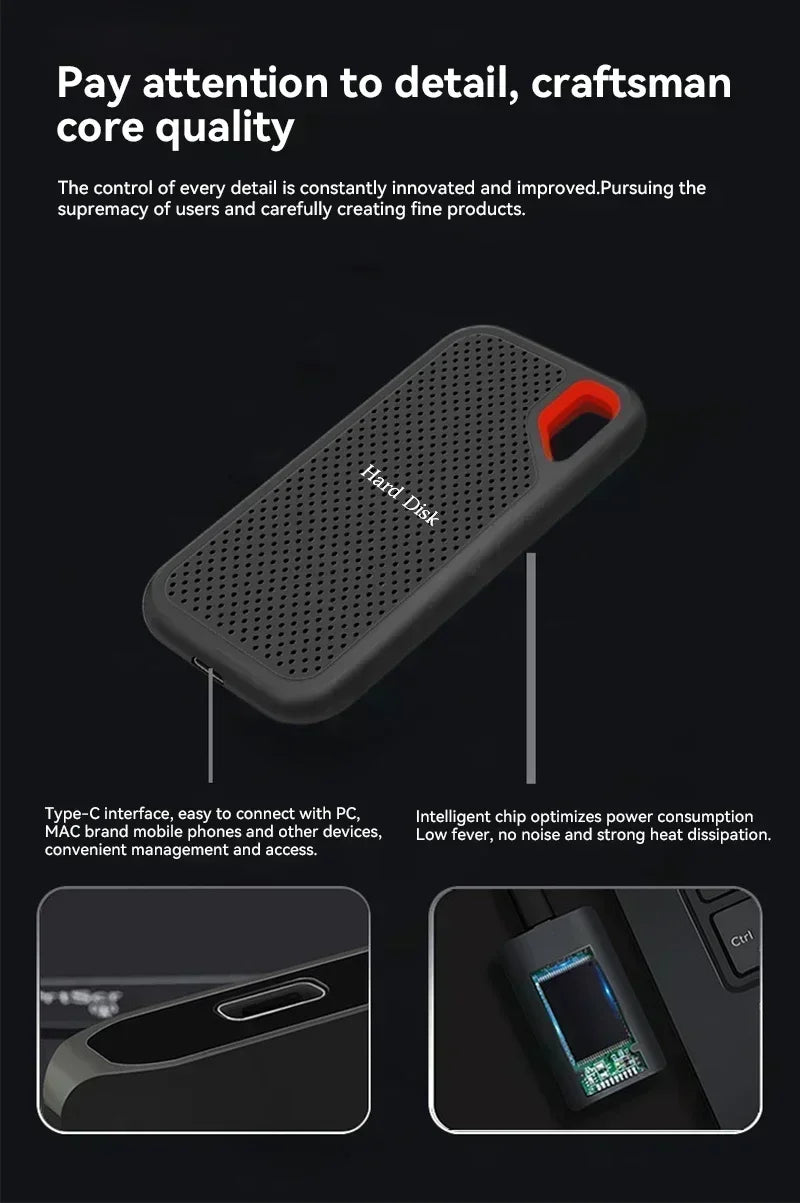 Portable SSD External Hard Drive