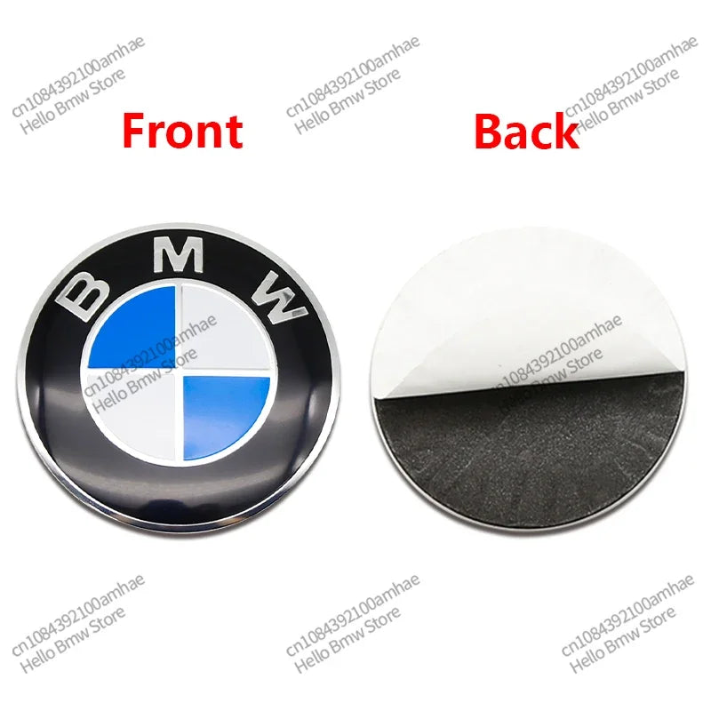 56mm 60mm 65mm 70mm Wheel Sticker for BMW E46 E90 F30 F10 G20 X5 50th Anniversary Emblem Badge 4Pcs DIY Auto Rim Hub Cap Decal