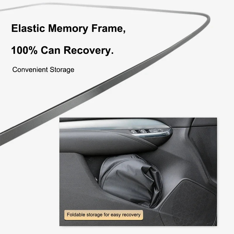 For Tesla Model 3 Y S X YL Juniper 2025-2020 2026 Thicken Front Windshield Sunshade Sun Shade Anti-UV Sun Shading Screen Cover