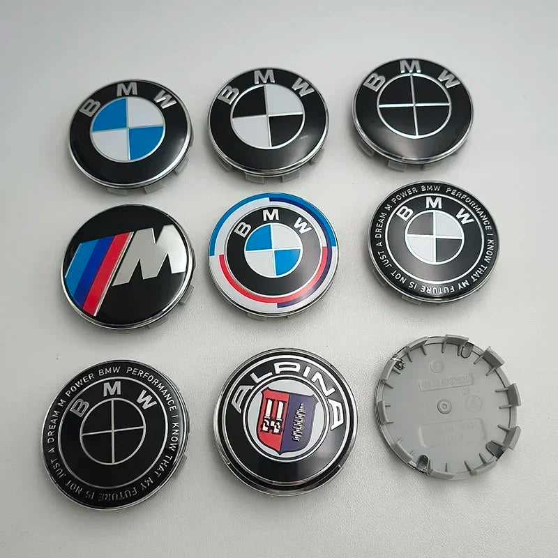 4Pcs 68mm Automobile hub center cover  for BMW E46 E39 E60 E90 E53 E36 E30 E87 F10 F30 X1 X3 x5 X6 x7 decoration accessories