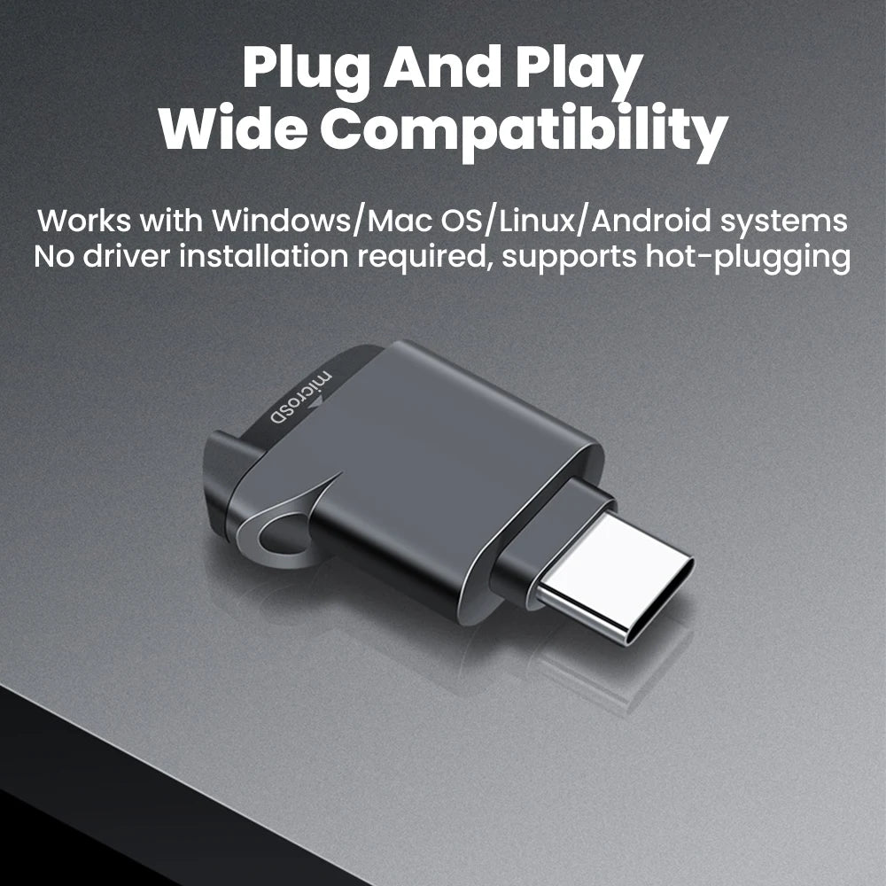 USB-C Mini SD Card Reader