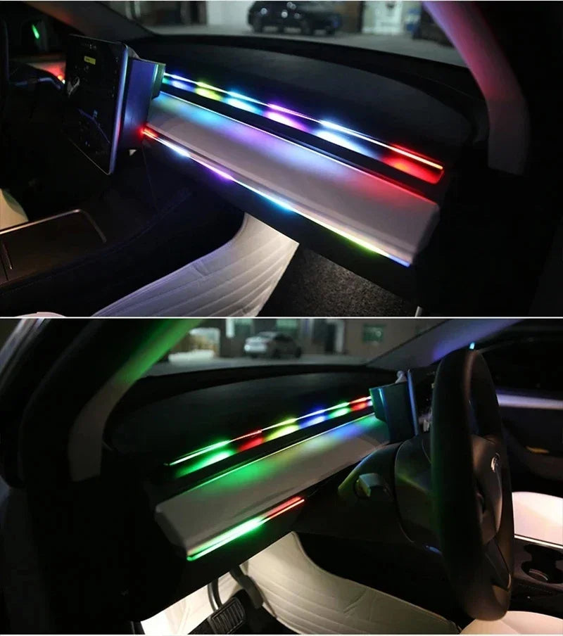 Premium Car Interior Ambient Light Kit – 64 Color App Control