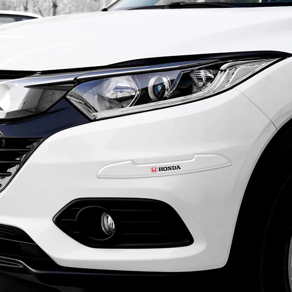 Car Door Edge Transparent Anti Scratch Protection Bumper Scuff Plate Stickers For Honda City HRV Jazz Accord Civic CRV valvecore